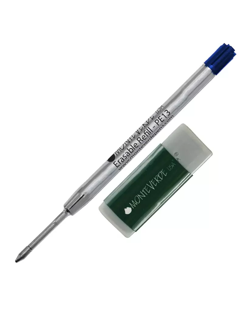 Refill per Penna a Sfera Cancellabile Parker Pen Monteverde - Media - con Gomma - J221343 (Blu)