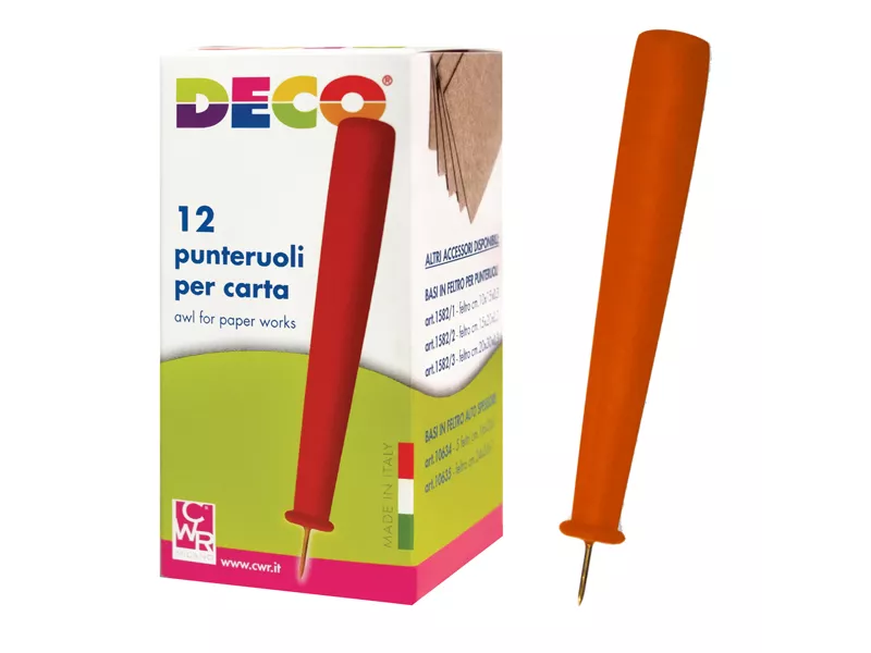 Punteruolo per Carta Deco CWR - 9 cm - 1583 (Assortiti Conf. 12)