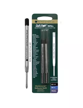 Refill in Plastica per Penna a Sfera Parker Pen Monteverde - Large - J221503 (Blu Conf. 2)