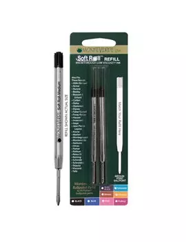 Refill in Plastica per Penna a Sfera Parker Pen Monteverde - Media - J221301 (Nero Conf. 2)