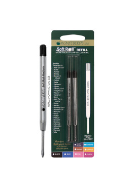 Refill in Plastica per Penna a Sfera Parker Pen Monteverde - Media - J221301 (Nero Conf. 2)