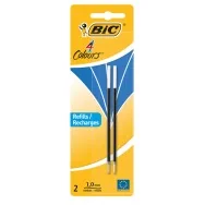 Refill per Penna Roller Bic -  1 mm - 931778 (Blu Conf. 2)
