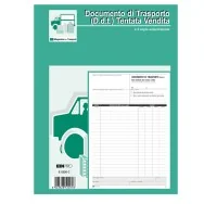 Blocco DDT per Tentata Vendita Edipro - 21x29,7 cm - 50/50 Fogli Autoricalcanti - E5220C