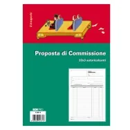 Blocco Copia Commissioni Edipro - 21x29,7 cm - 33/33/33 Fogli Autoricalcanti - E5237A