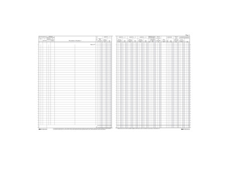 Registro IVA Acquisti Edipro - 24,5x31 cm - 22 Pagine Numerate - E2116N
