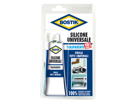 Silicone Universale Bostik - 60 ml - D2476 (Trasparente)
