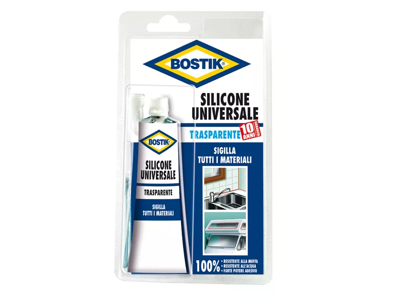 Silicone Universale Bostik - 60 ml - D2476 (Trasparente)