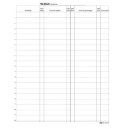 Registro Firme Presenze al Lavoro Edipro - 24x31 cm - 100 Pagine - E2819