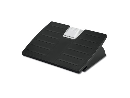 Poggiapiedi Regolabile con Sistema Antibatterico Microban Fellowes - 8035001 (Nero)