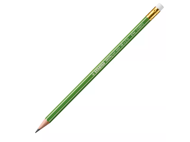 Matita Greengraph Stabilo - con Gommino - HB - 6004/HB (Conf. 12)