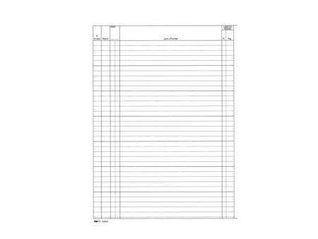 Registro Contabilità Lavori Edipro - 21x31 cm - 47 Pagine Numerate - E2923
