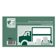 Blocco Prelievo Carburante Edipro - 9,9x17 cm - 50/50 Fogli Autoricalcanti - E5326A
