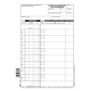 Blocco Schede Prelievo Carburante Edipro - 15x21 cm - 50 Fogli - E3343N