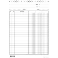 Schede in Cartoncino a 3 Colonne Edipro - 15x21 cm - E3333VE (Conf. 100)