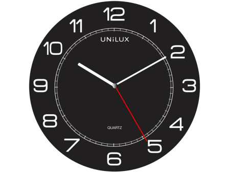 Orologio da Parete Mega Unilux - 57,5 cm - 400094568 (Nero)