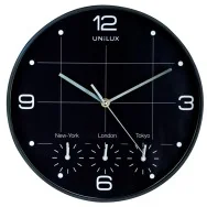 Orologio da Parete On Time Unilux - 30 cm - 400094567 (Nero)