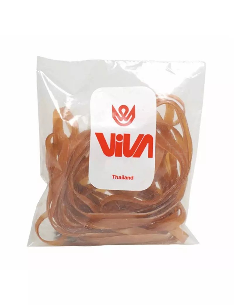 Elastici in Gomma Naturale Viva - 80 g - Diametri Vari - A80 (Ambra) Elastici in Gomma Naturale Viva - 80 g - Diametri Vari - A80 (Ambra)