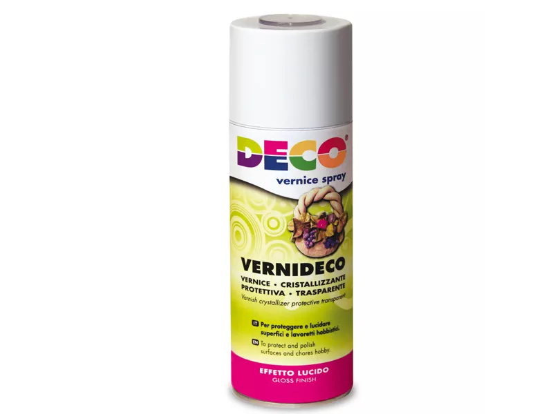 Vernice Spray Deco CWR - 400 ml - Effetto Laccato e Ceramico - 622 (Trasparente)
