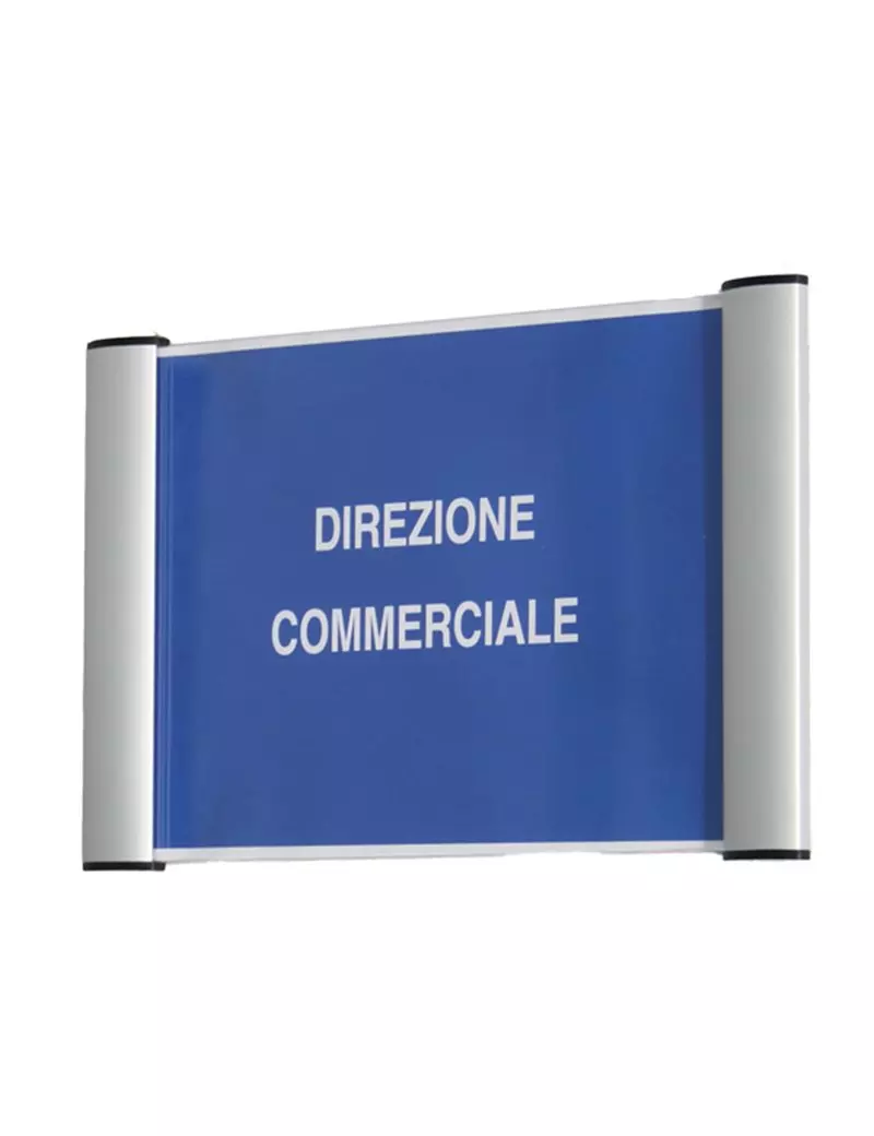 Portatarga Appendibile Wall Sign Tecnostyl - A4 - 21x30 cm - PTA01 (Argento)