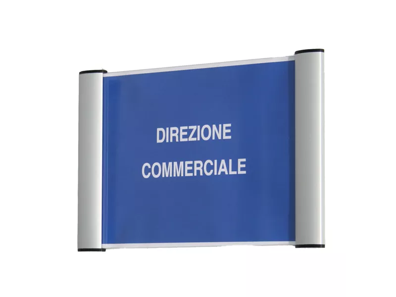 Portatarga Appendibile Wall Sign Tecnostyl - A5 - 15x21 cm - PTA02 (Argento)