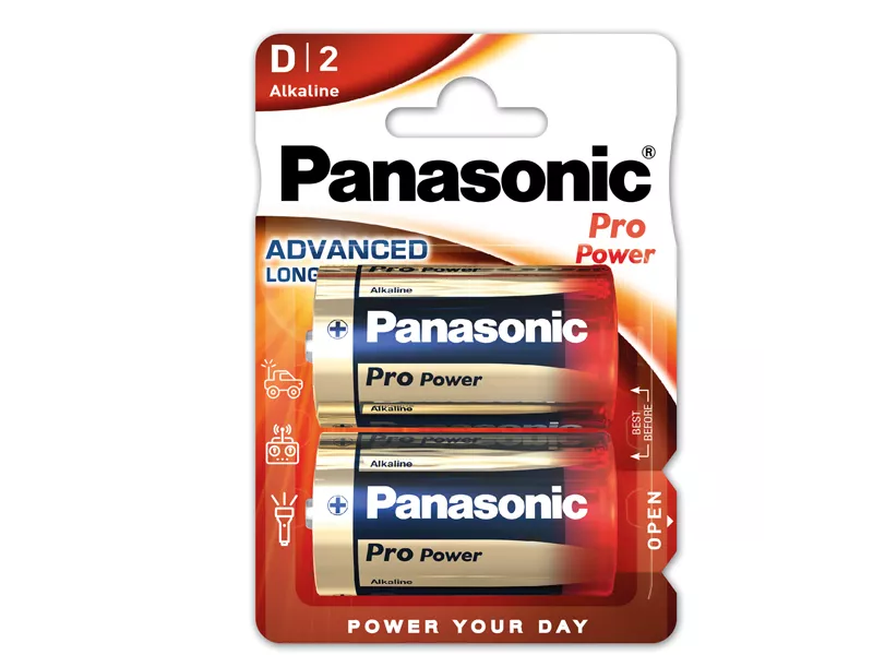 Pile Panasonic Propower LR20 - Torcia D - C100020 (Conf. 2)