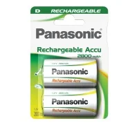 Pile Ricaricabili Panasonic - Torcia D - C307020 (Conf. 2)