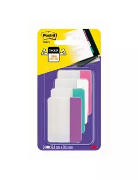 Segnapagina Post-it Index Strong 686 3M - 50,8x38,1 mm - 23776 (Assortiti Conf. 24)