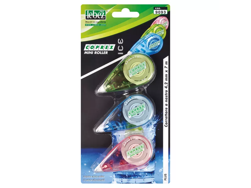 Correttore a Nastro Mini Roller Coprex Lebez - 4,2 mm x 7 m - 9093 (Conf. 3)