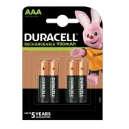 Pile Ricaricabili Duracell Plus - Ministilo AAA - 81364755 (Conf. 4)