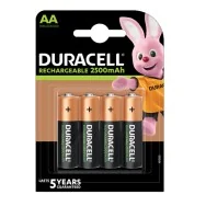 Pile Ricaricabili Duracell - Stilo AA - 8136752 (Conf. 4)