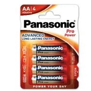 Pile Alkaline ProPower LR06 Panasonic - Stilo AA - C100006 (Conf. 4)