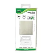 Gancetto Appendicartello Lebez - 4,5 cm - 2261 (Trasparente Conf. 80)