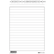 Schede in Cartoncino Rigate Edipro - 10,5x15 cm - E3103BL (Conf. 100)