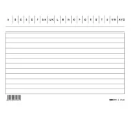 Schede in Cartoncino Rigate Edipro - 15x10,5 cm - E3126BL (Conf. 100)