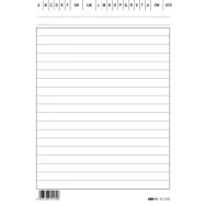 Schede in Cartoncino Rigate Edipro - 12x17 cm - E3153BL (Conf. 100)