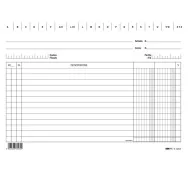 Schede in Cartoncino a 2 Colonne Edipro - 21x15 cm - E3253BL (Conf. 100)