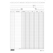 Schede Dare/Avere/Saldo/IVA Edipro - 17x24 cm - E3426BL (Conf. 100)