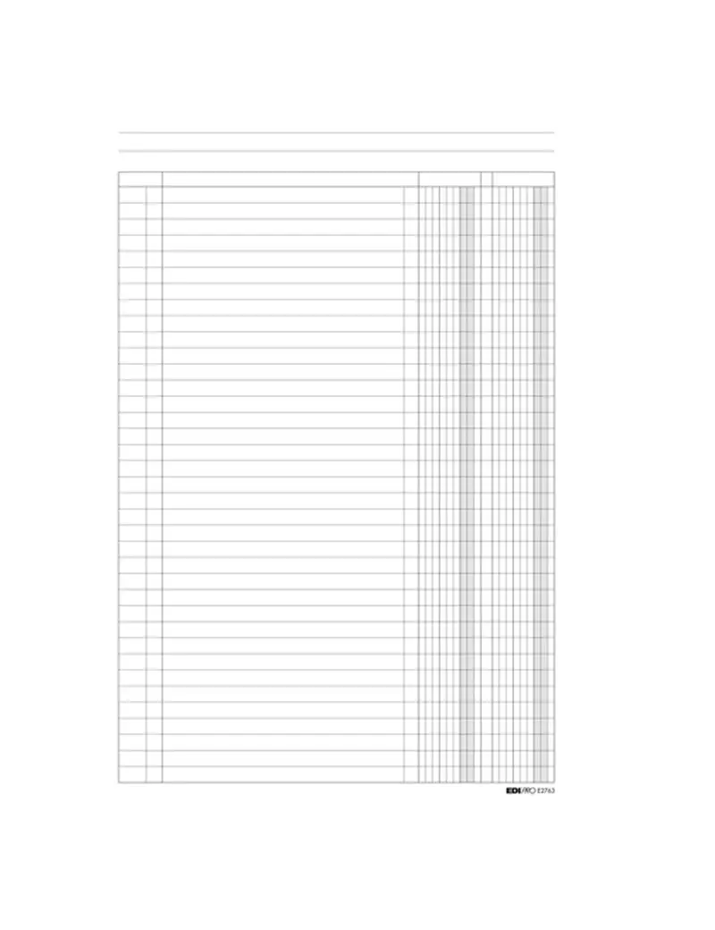 Registro a 2 Colonne Edipro - 24x31 cm - 100 Pagine - E2763