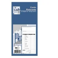 Blocco Conto Ristorante con Dettaglio Voci Uso Mano Edipro - 10x22 cm - 100 Fogli - E5343N