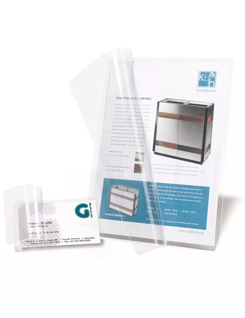 Pouches per Plastificatrici Self Laminating 11042 3L - 160x222 mm - 300 micron - S742301 (Trasparente Conf. 10) Pouches per Plastificatrici Self Laminating 11042 3L - 160x222 mm - 300 micron - S742301 (Trasparente Conf. 10)