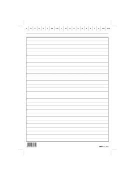 Schede in Cartoncino Rigate Edipro - 17x24 cm - E3393BL (Conf. 100)