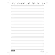 Schede in Cartoncino Rigate Edipro - 17x24 cm - E3393BL (Conf. 100)