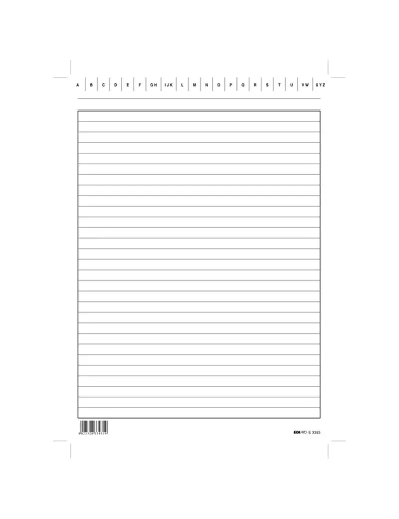 Schede in Cartoncino Rigate Edipro - 17x24 cm - E3393BL (Conf. 100) Schede in Cartoncino Rigate Edipro - 17x24 cm - E3393BL (Conf. 100)