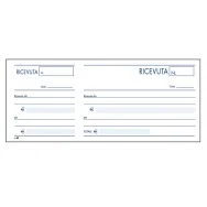 Blocco Ricevute Generiche Madre/Figlia Edipro - 11x21 cm - 100 Fogli - 0100088 (Conf. 5)