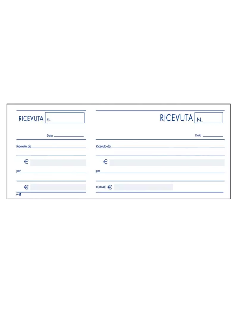 Blocco Ricevute Generiche Madre/Figlia Edipro - 11x21 cm - 100 Fogli - 0100088 (Conf. 5) Blocco Ricevute Generiche Madre/Figlia Edipro - 11x21 cm - 100 Fogli - 0100088 (Conf. 5)