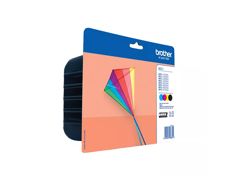 Multipack Cartucce Originali Brother LC-223VALBP (Nero e Colori Conf. 4)