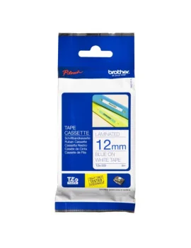 Nastro Originale Brother MK-233BZ - 12 mm x 8 m - Laminato (Blu su Bianco)