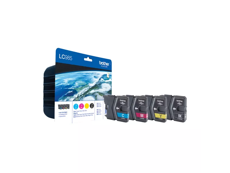 Multipack Cartucce Originali Brother LC-985VP (Nero e Colori Conf. 4)