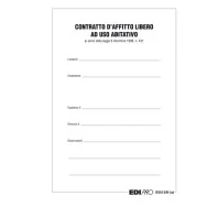Fascicolo Contratto di Locazione Libero Edipro - 21x29,7 cm - E5513N (Conf. 25)