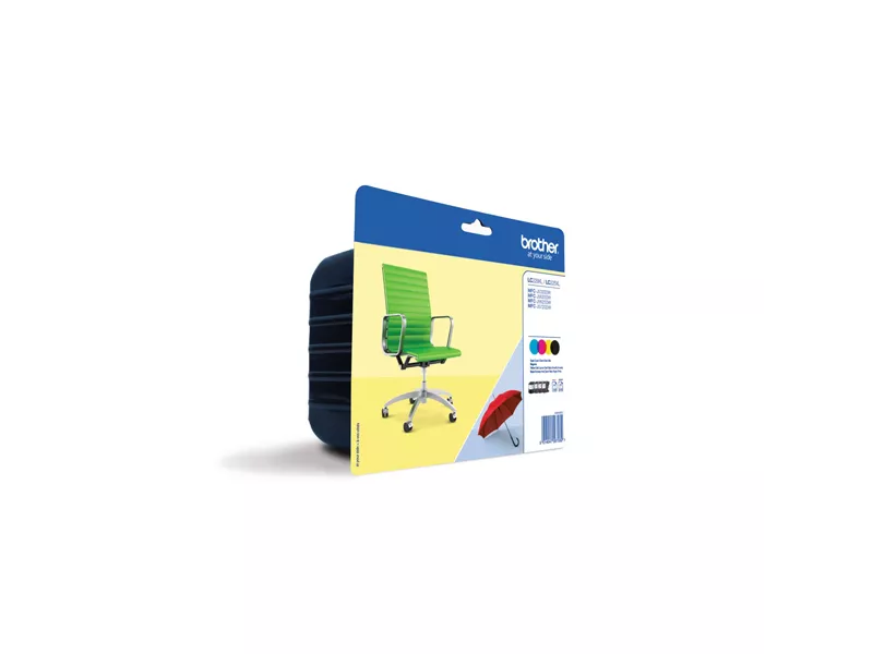 Multipack Cartucce Originali Brother LC-229XLVALBP (Nero e Colori XL Conf. 4)